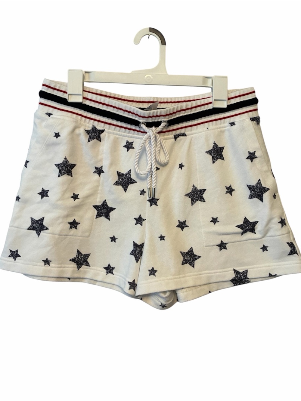 LOFT Lou & Grey Navy Star Print Lounge Shorts – Size Large